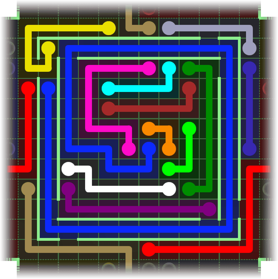 Flow Free Warps 2660 Solution