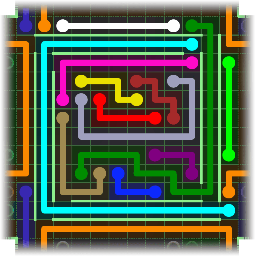 Flow Free Warps 2661 Solution