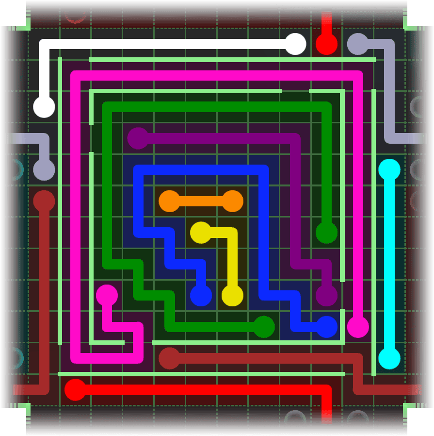 Flow Free Warps 2662 Solution