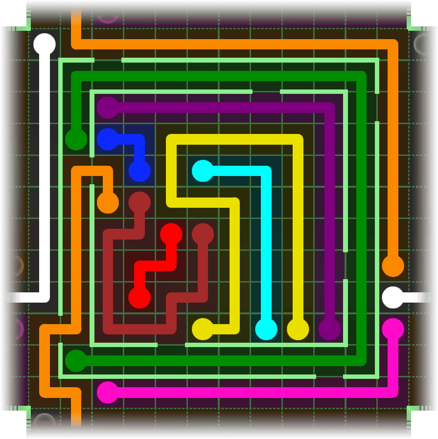 Flow Free Warps 2663 Solution