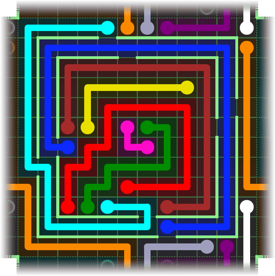 Flow Free Warps 2665 Solution