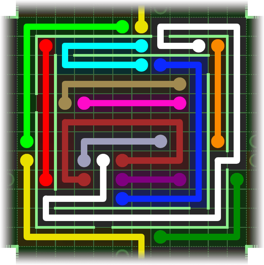 Flow Free Warps 2668 Solution