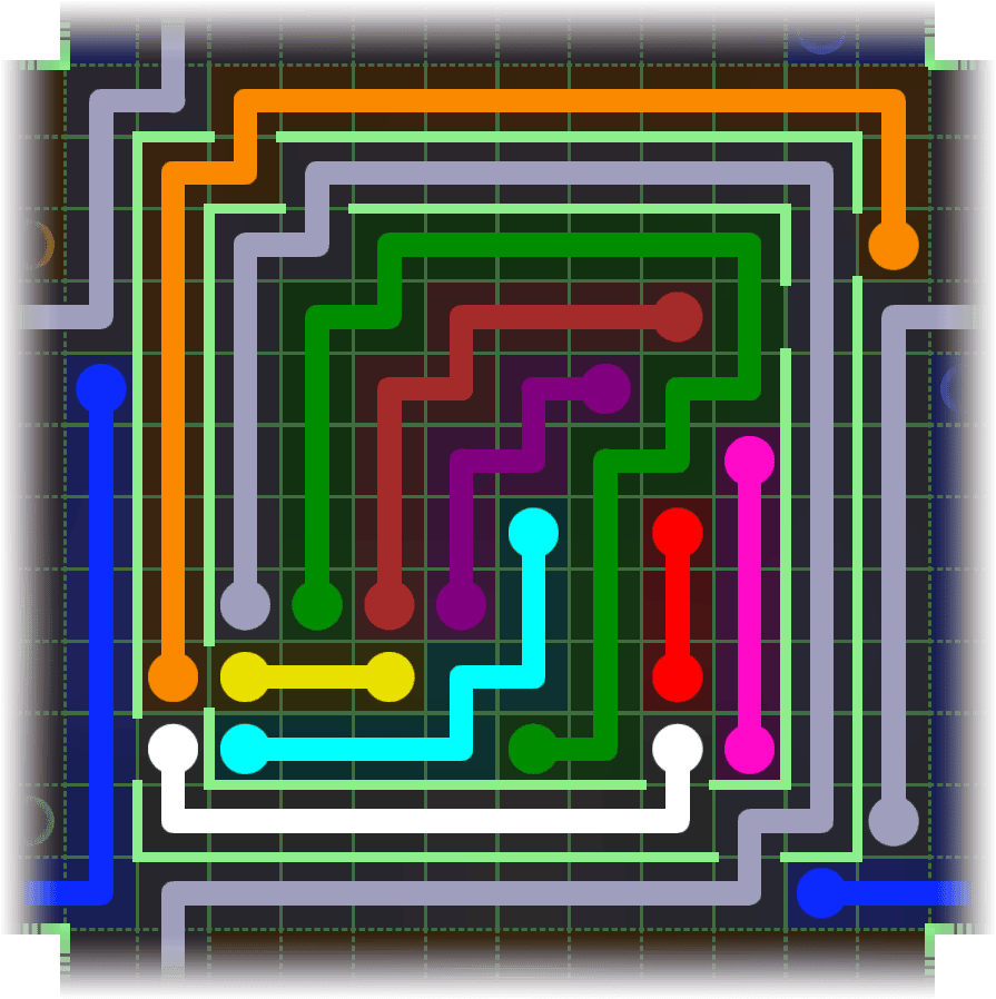 Flow Free Warps 2643 Solution