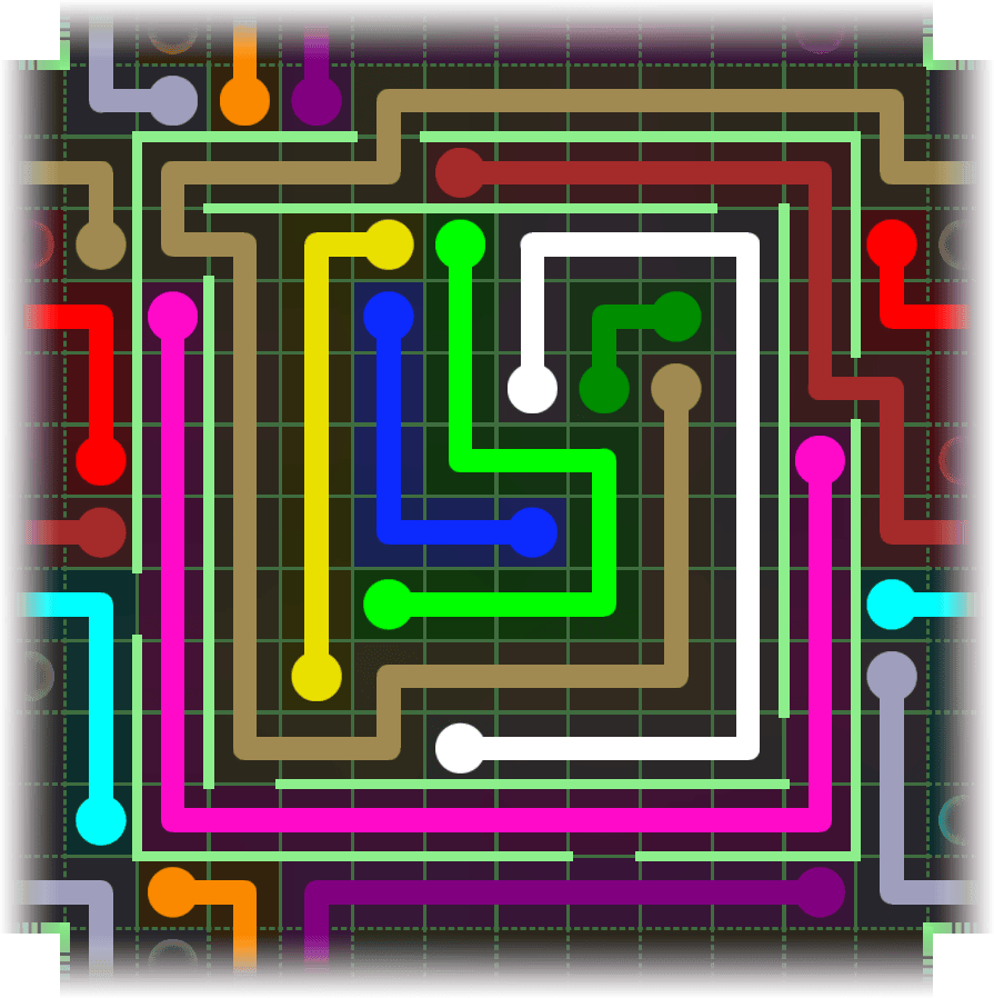 Flow Free Warps 2645 Solution