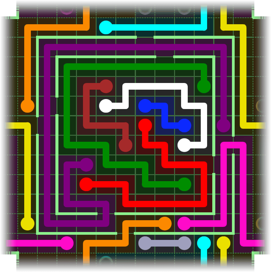 Flow Free Warps 2647 Solution