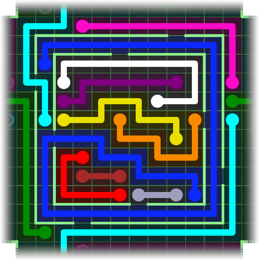 Flow Free Warps 2649 Solution