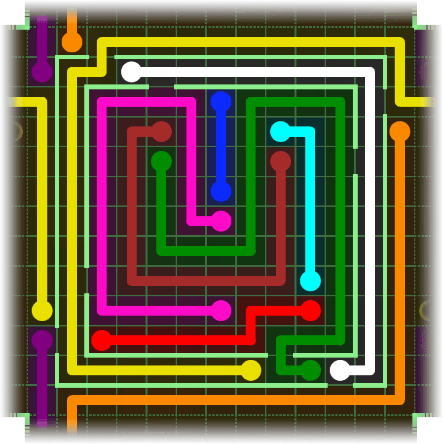 Flow Free Warps 2684 Solution