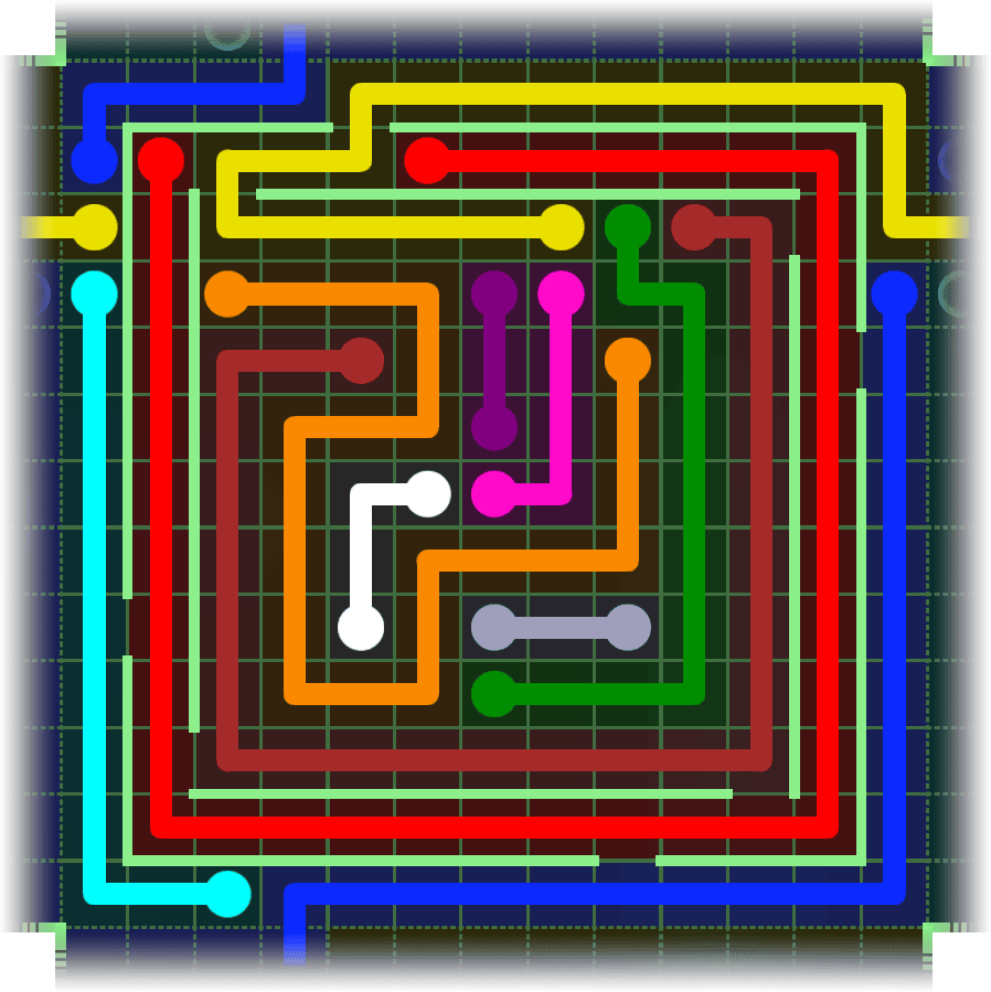 Flow Free Warps 2686 Solution