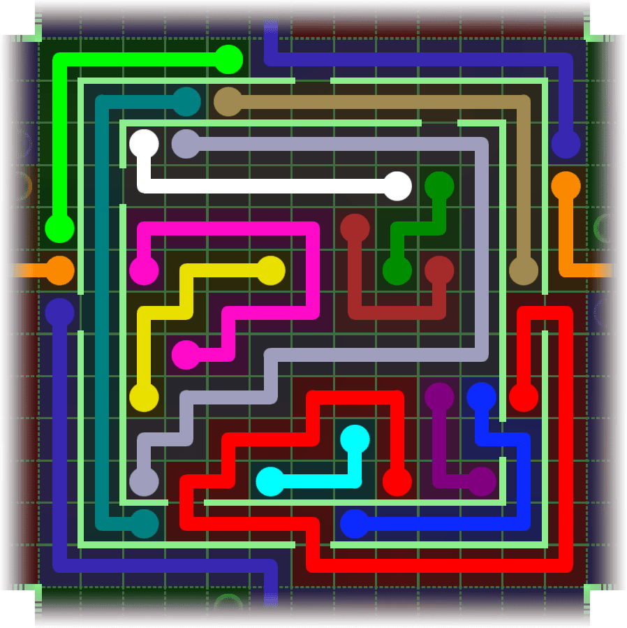 Flow Free Warps 2688 Solution