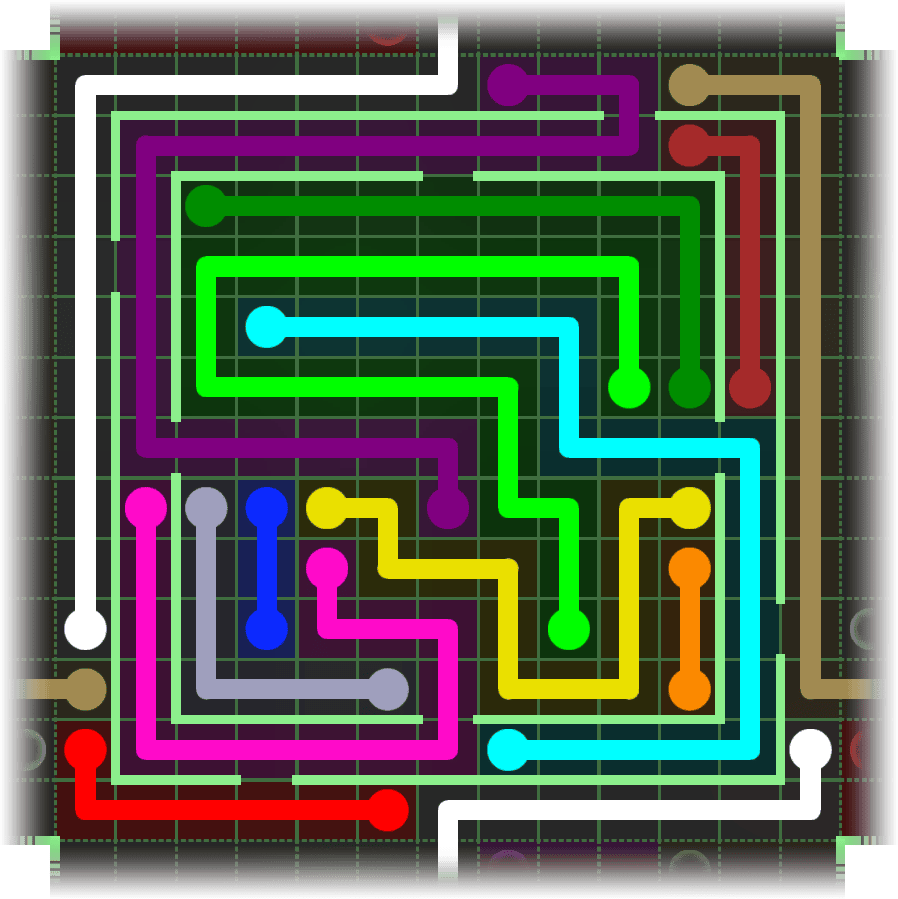 Flow Free Warps 2691 Solution