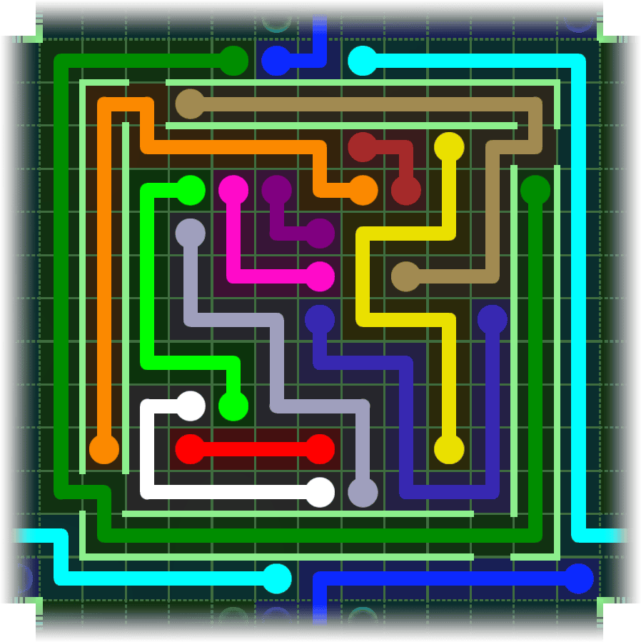 Flow Free Warps 2695 Solution