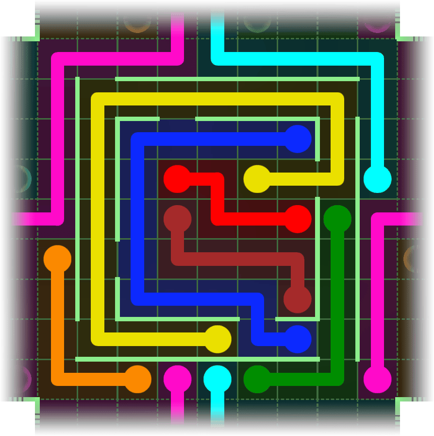 Flow Free Warps 2562 Solution