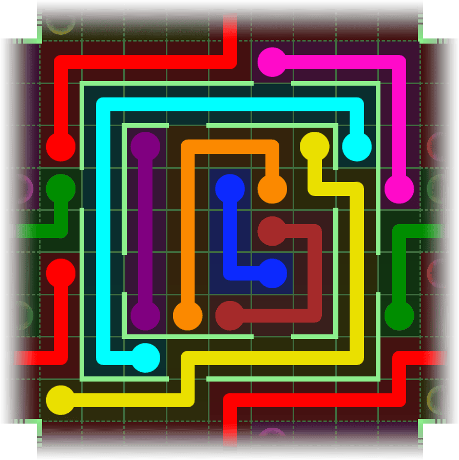 Flow Free Warps 2552 Solution