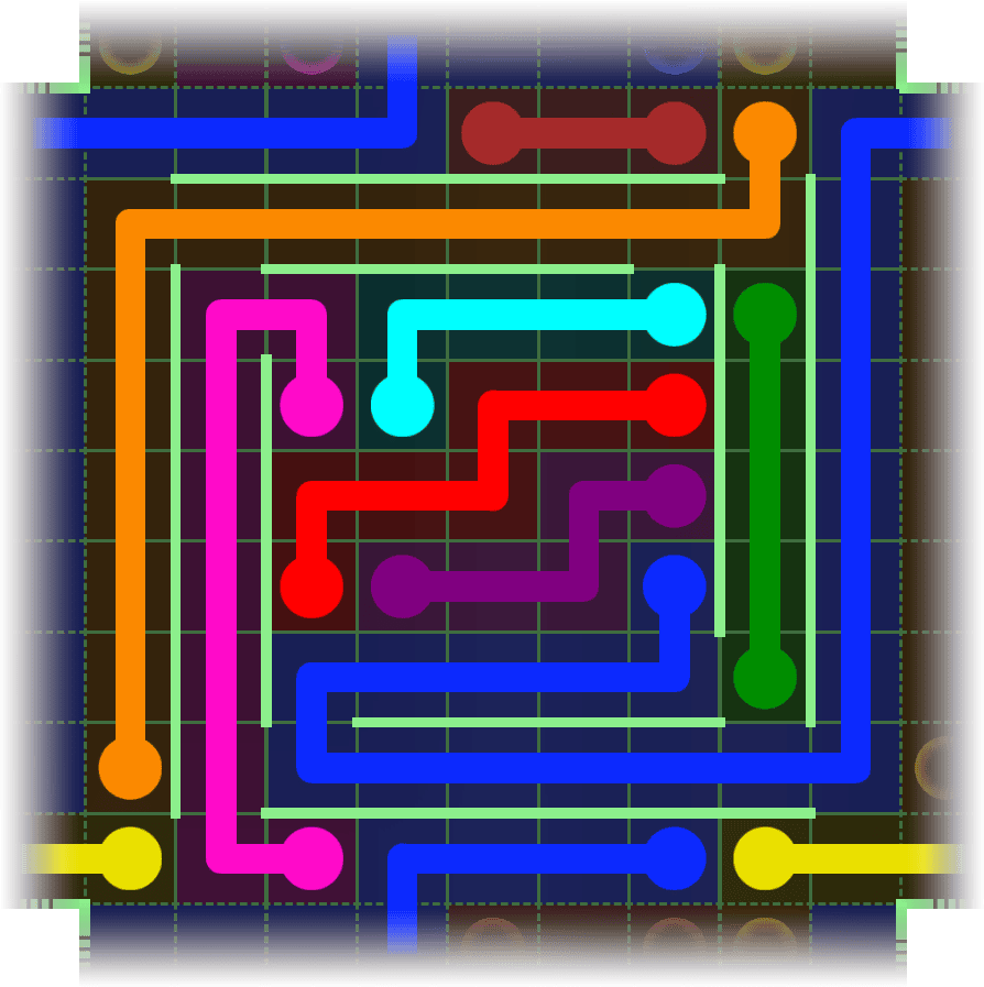 Flow Free Warps 2554 Solution