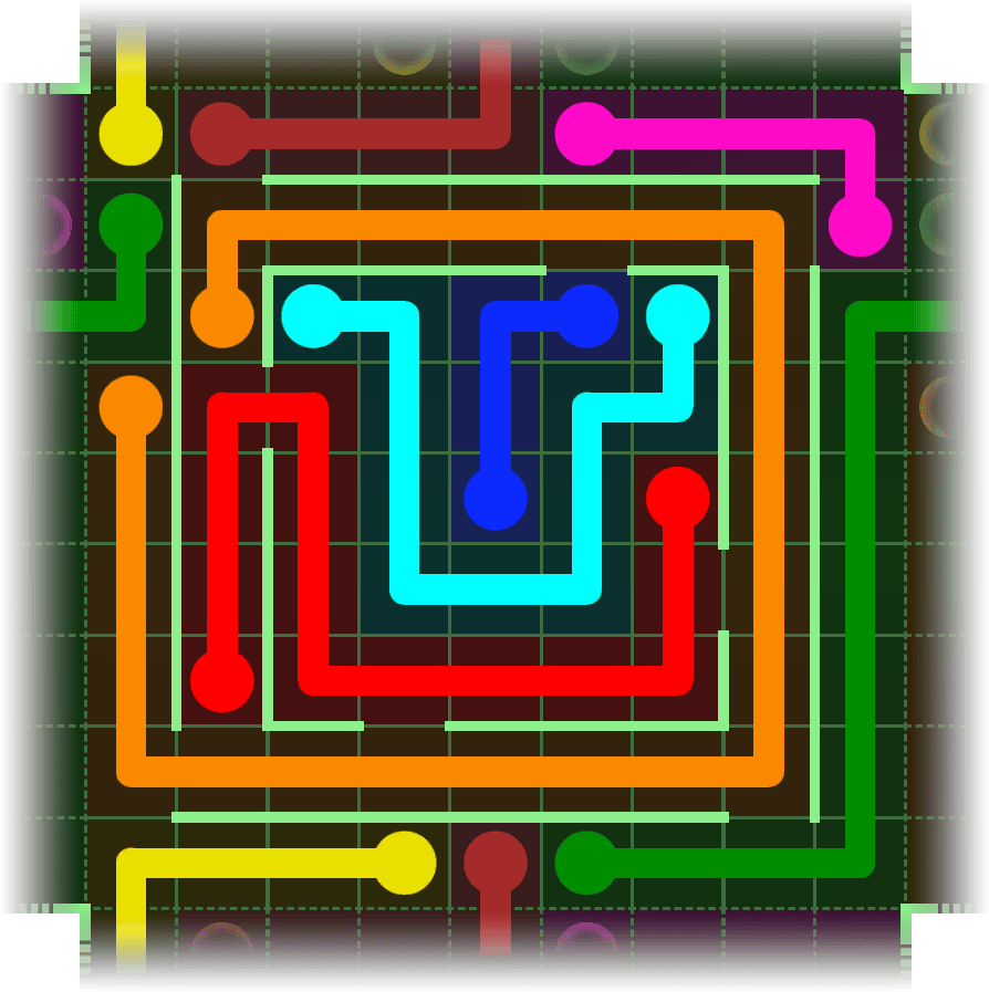 Flow Free Warps 2555 Solution