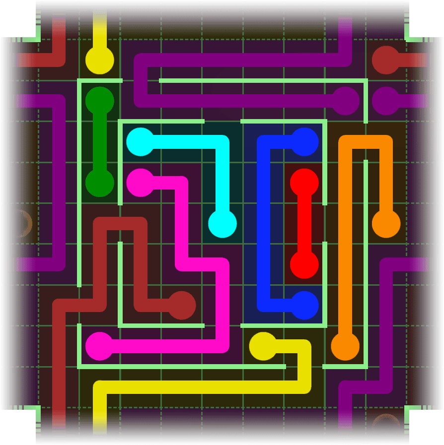 Flow Free Warps 2556 Solution