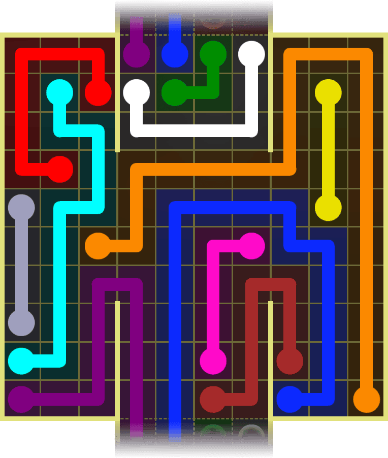 Flow Free Warps 4456 Solution