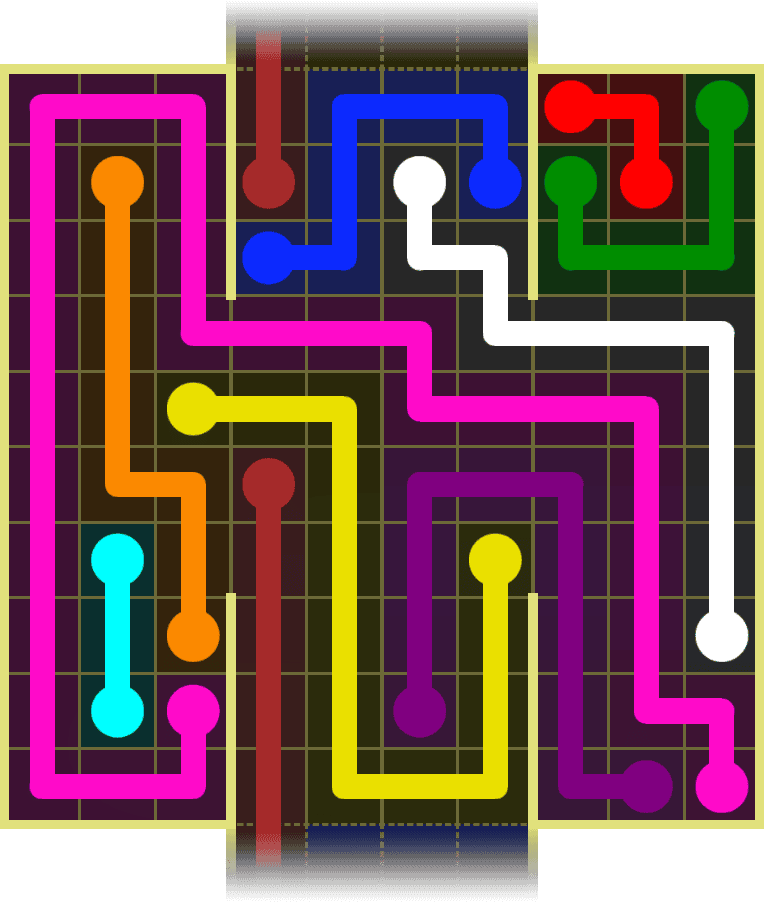 Flow Free Warps 4442 Solution