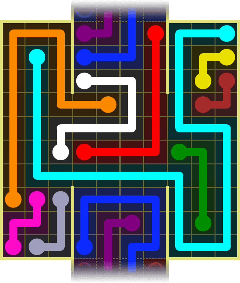 Flow Free Warps 4449 Solution