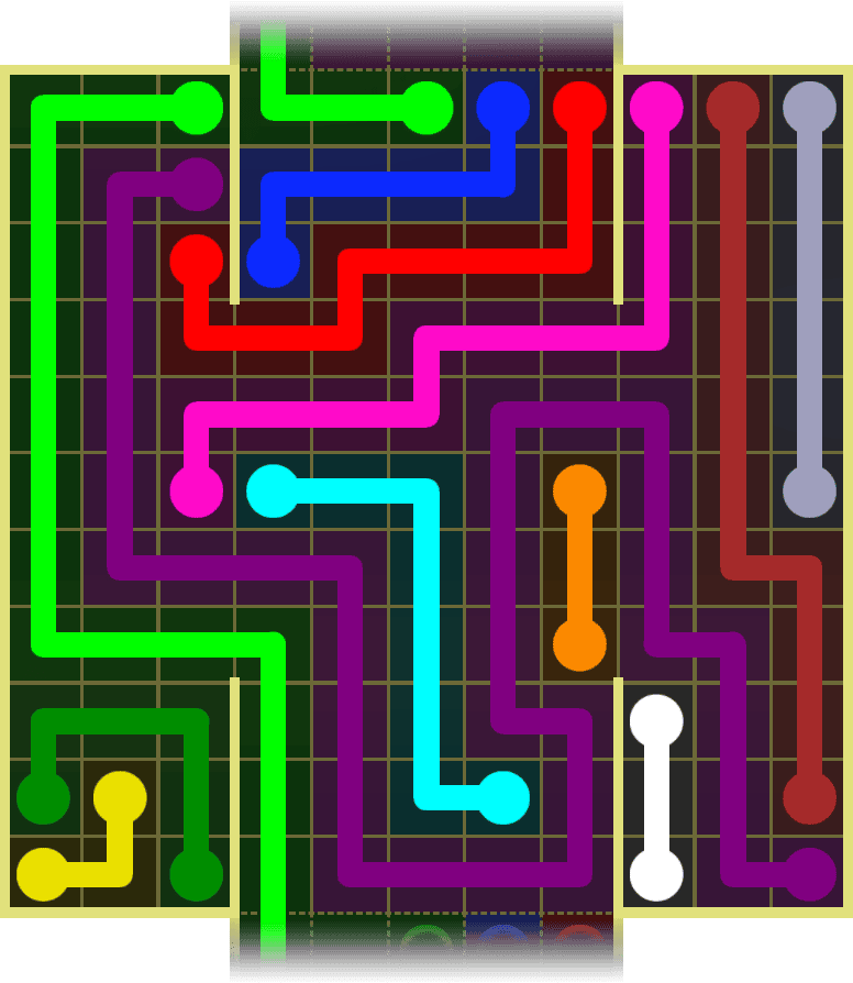 Flow Free Warps 4478 Solution