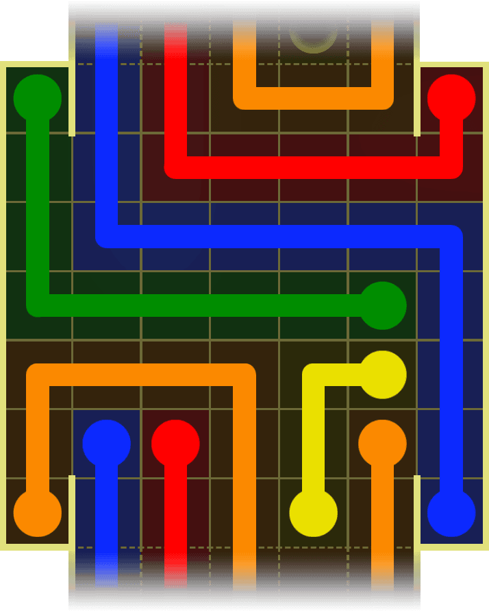 Flow Free Warps 4352 Solution