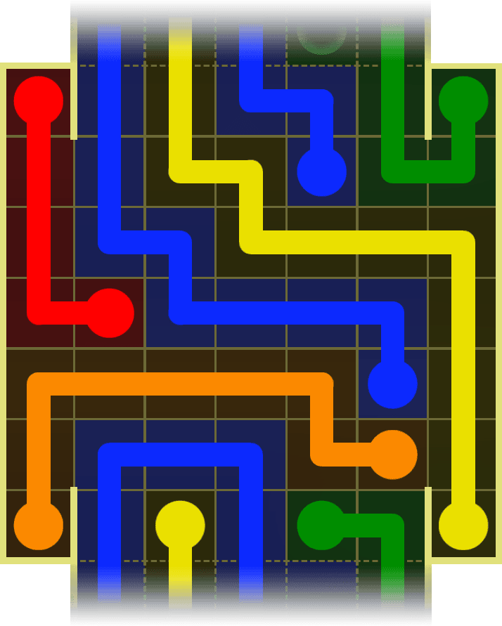 Flow Free Warps 4353 Solution