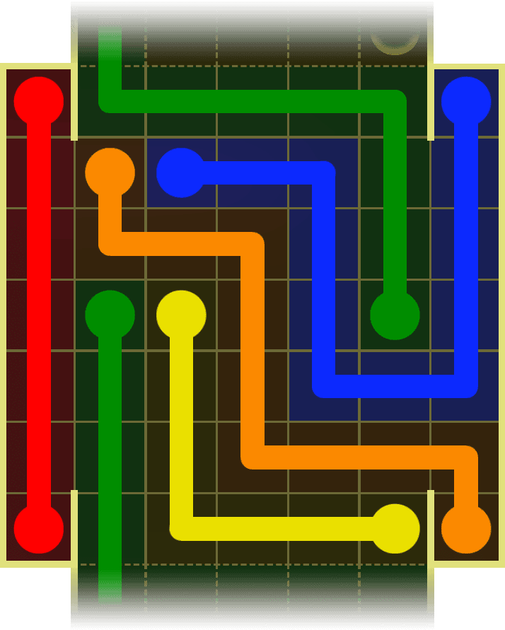 Flow Free Warps 4358 Solution