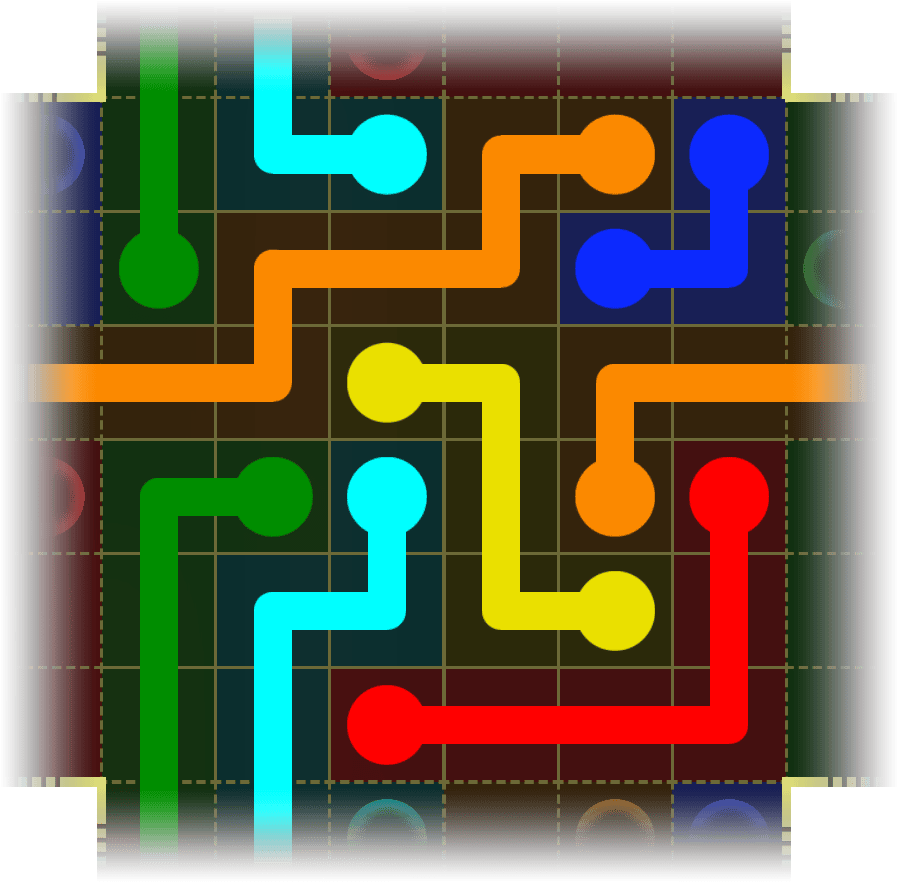 Flow Free Warps 4210 Solution