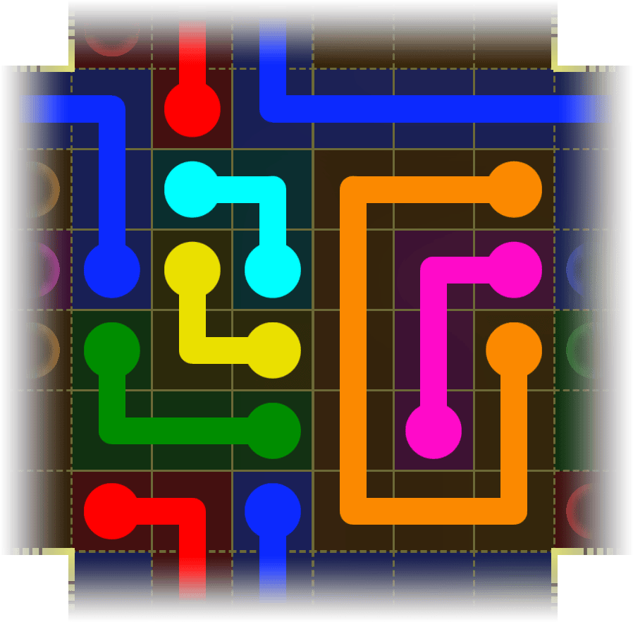 Flow Free Warps 4216 Solution