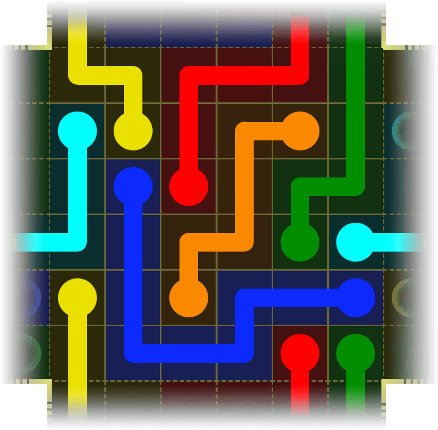 Flow Free Warps 4218 Solution