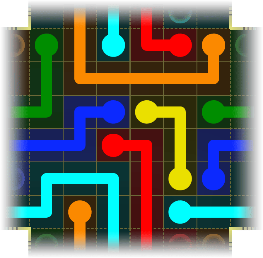 Flow Free Warps 4219 Solution