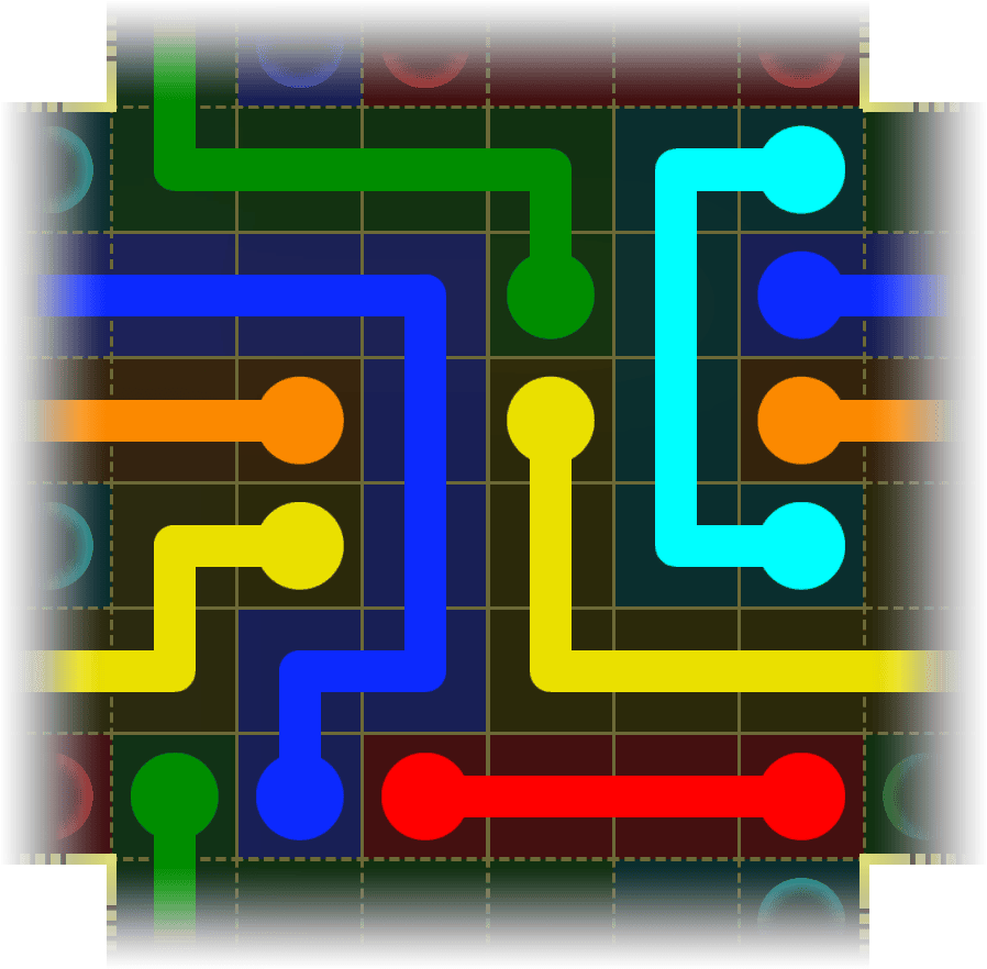 Flow Free Warps 4222 Solution