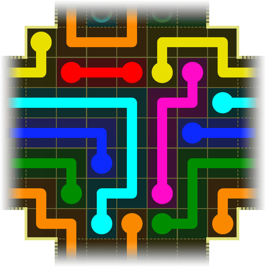 Flow Free Warps 4234 Solution