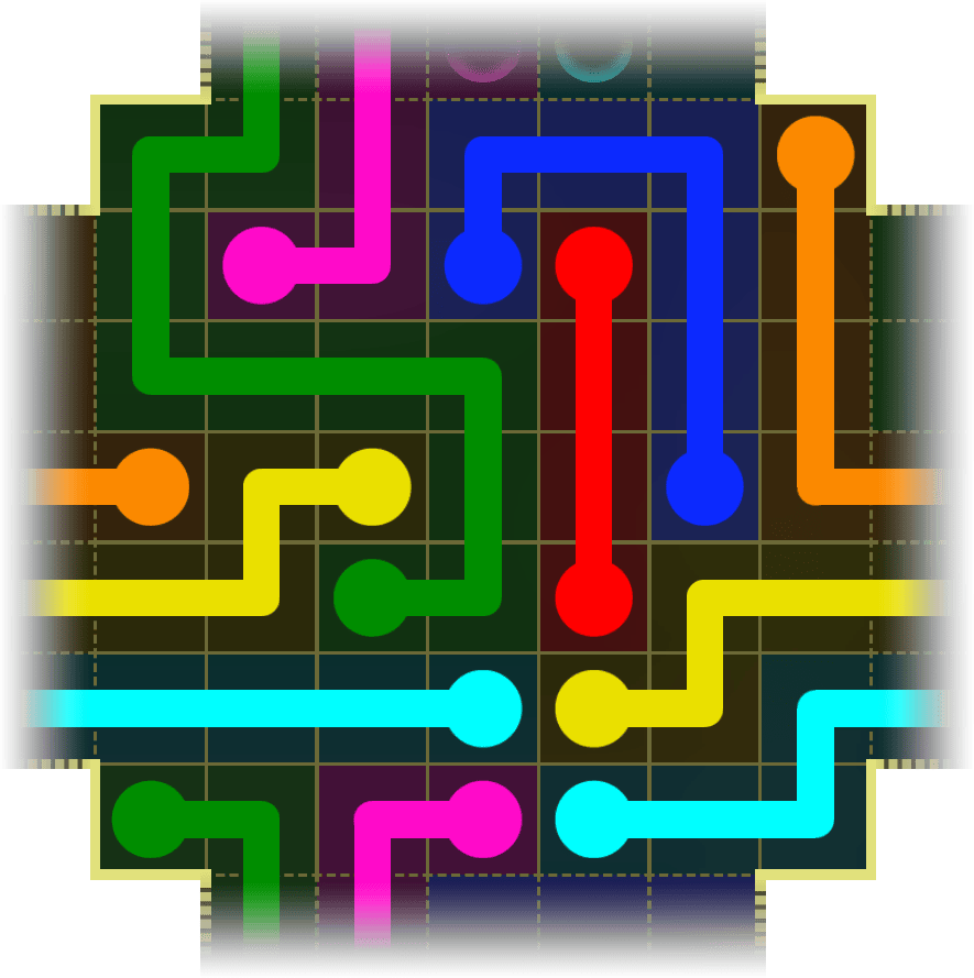 Flow Free Warps 4236 Solution