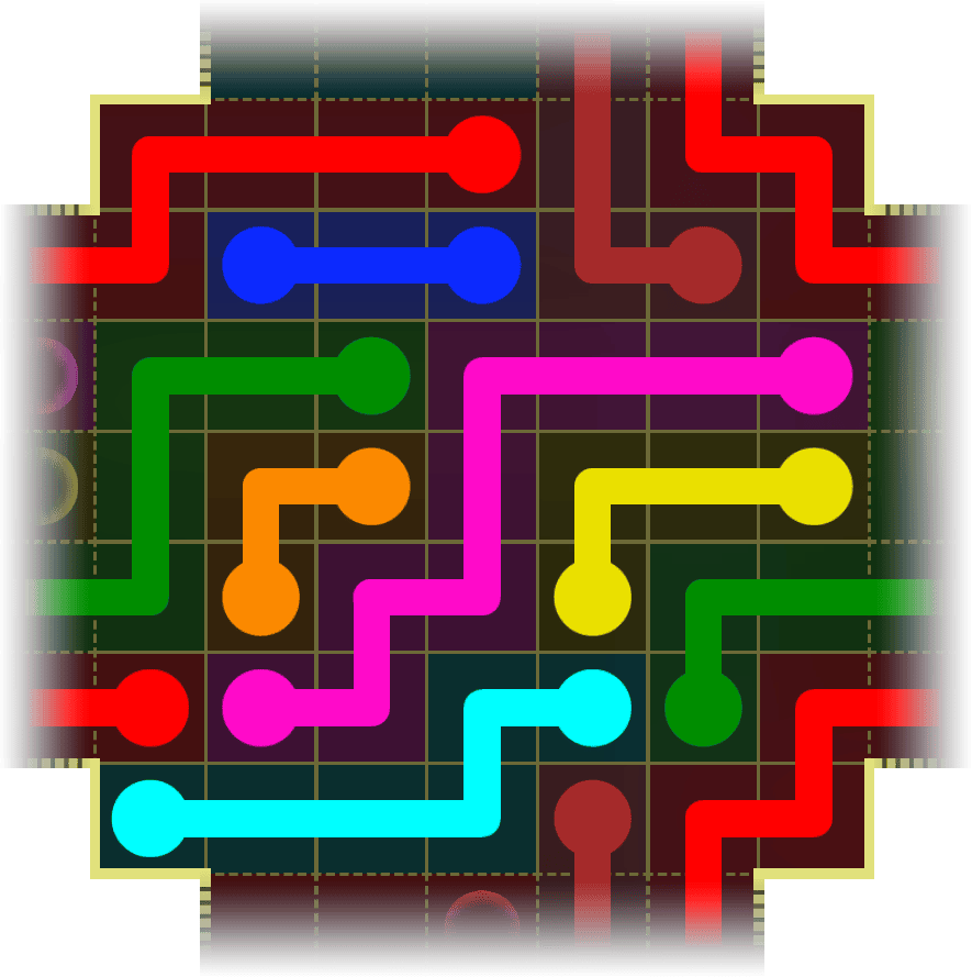 Flow Free Warps 4244 Solution