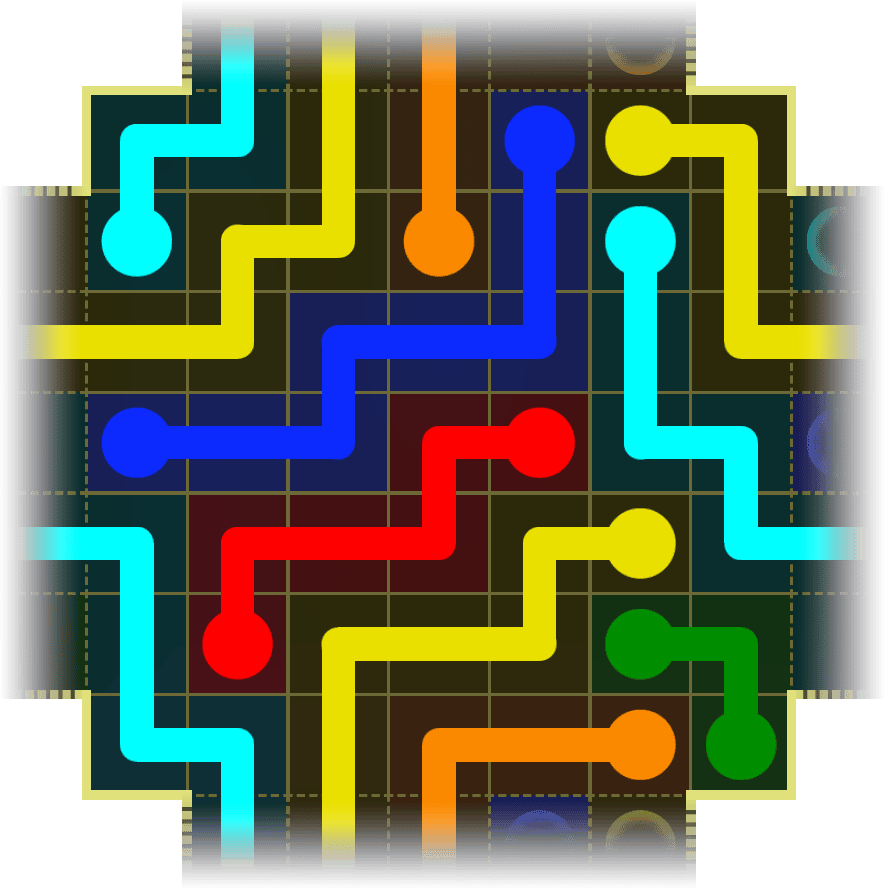 Flow Free Warps 4245 Solution