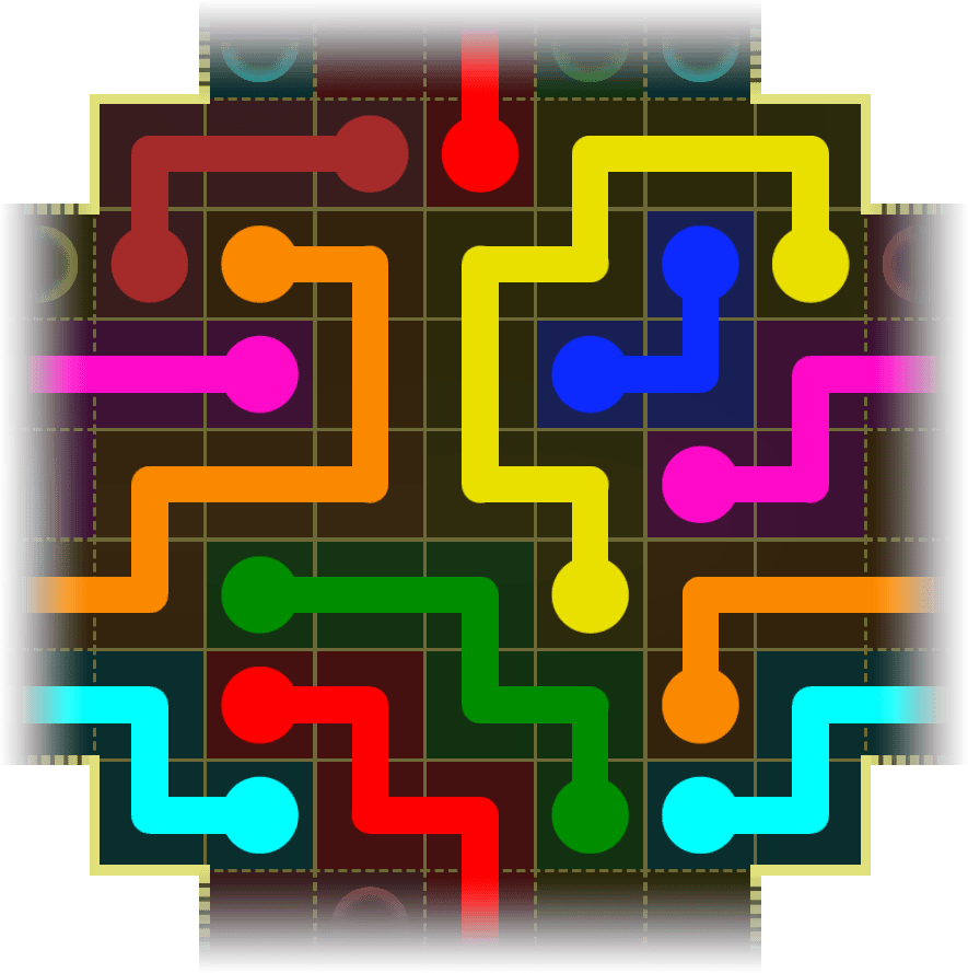 Flow Free Warps 4246 Solution