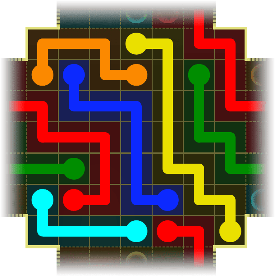 Flow Free Warps 4248 Solution