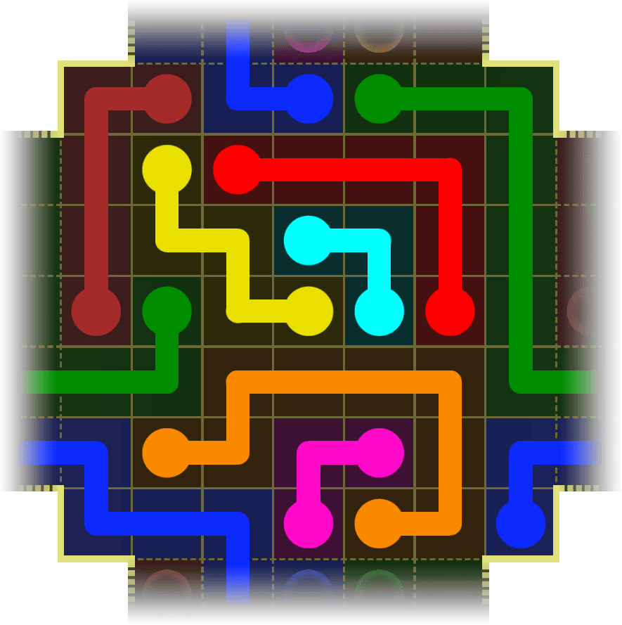 Flow Free Warps 4249 Solution