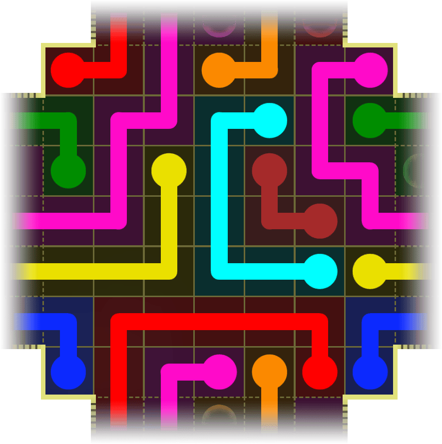 Flow Free Warps 4251 Solution