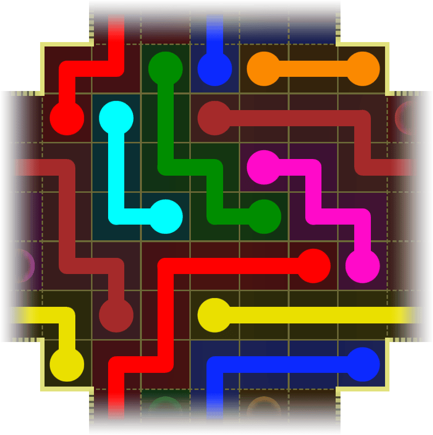 Flow Free Warps 4252 Solution