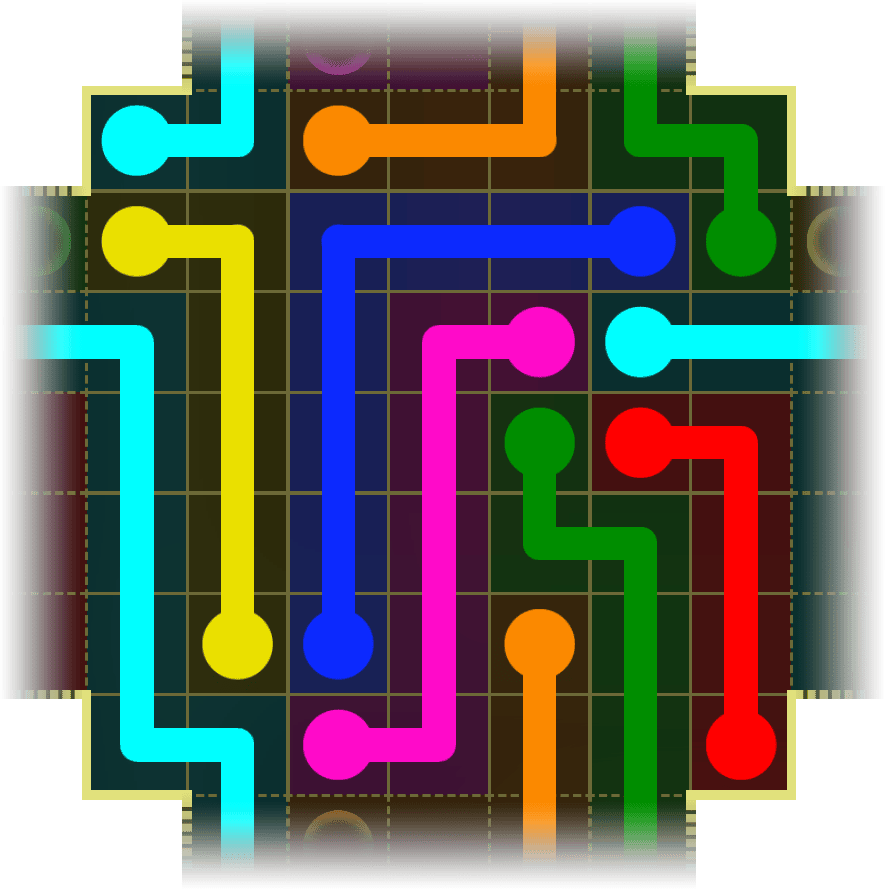 Flow Free Warps 4254 Solution