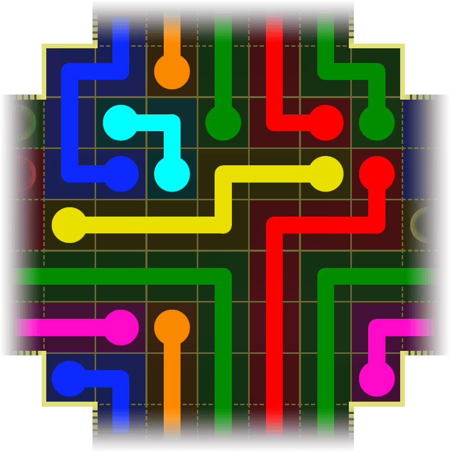 Flow Free Warps 4255 Solution