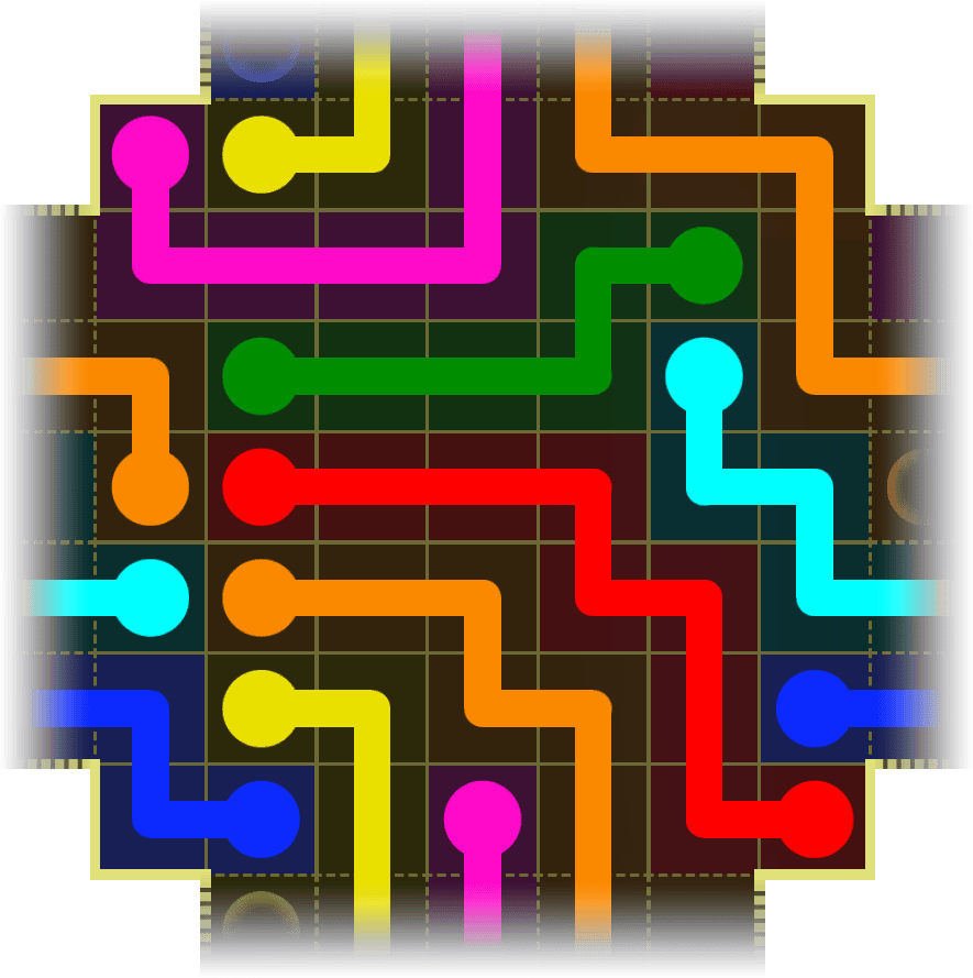 Flow Free Warps 4256 Solution