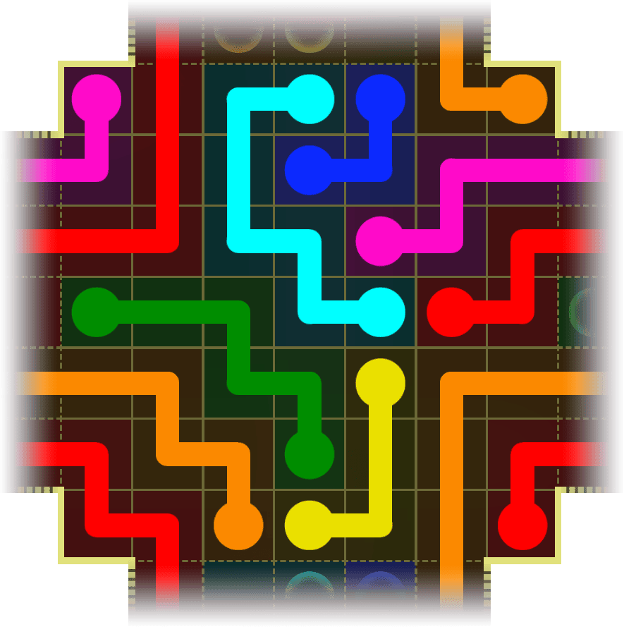 Flow Free Warps 4257 Solution