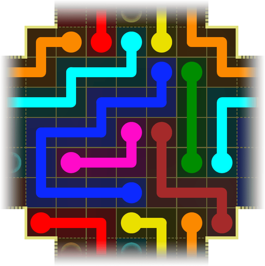 Flow Free Warps 4258 Solution