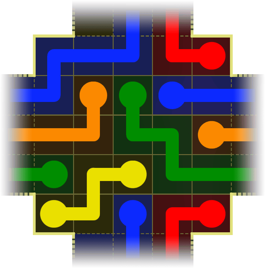 Flow Free Warps 4084 Solution