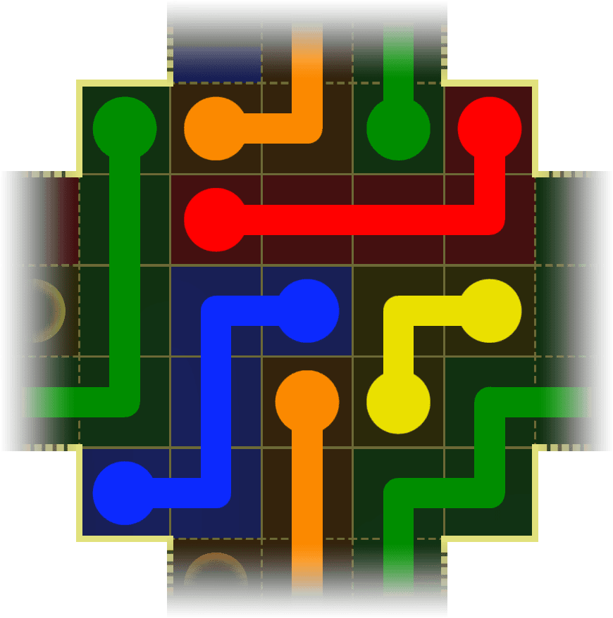 Flow Free Warps 4085 Solution