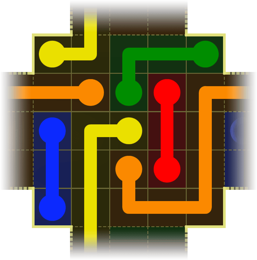 Flow Free Warps 4087 Solution