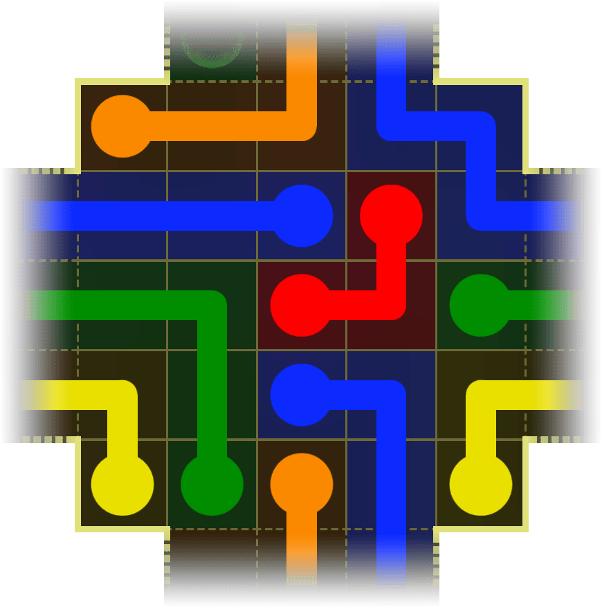 Flow Free Warps 4092 Solution